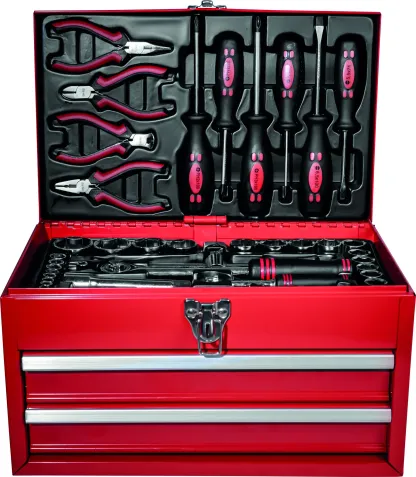 BRÜDER MANNESMANN Werkzeug-Satz 155-tlg in Werkzeugbox