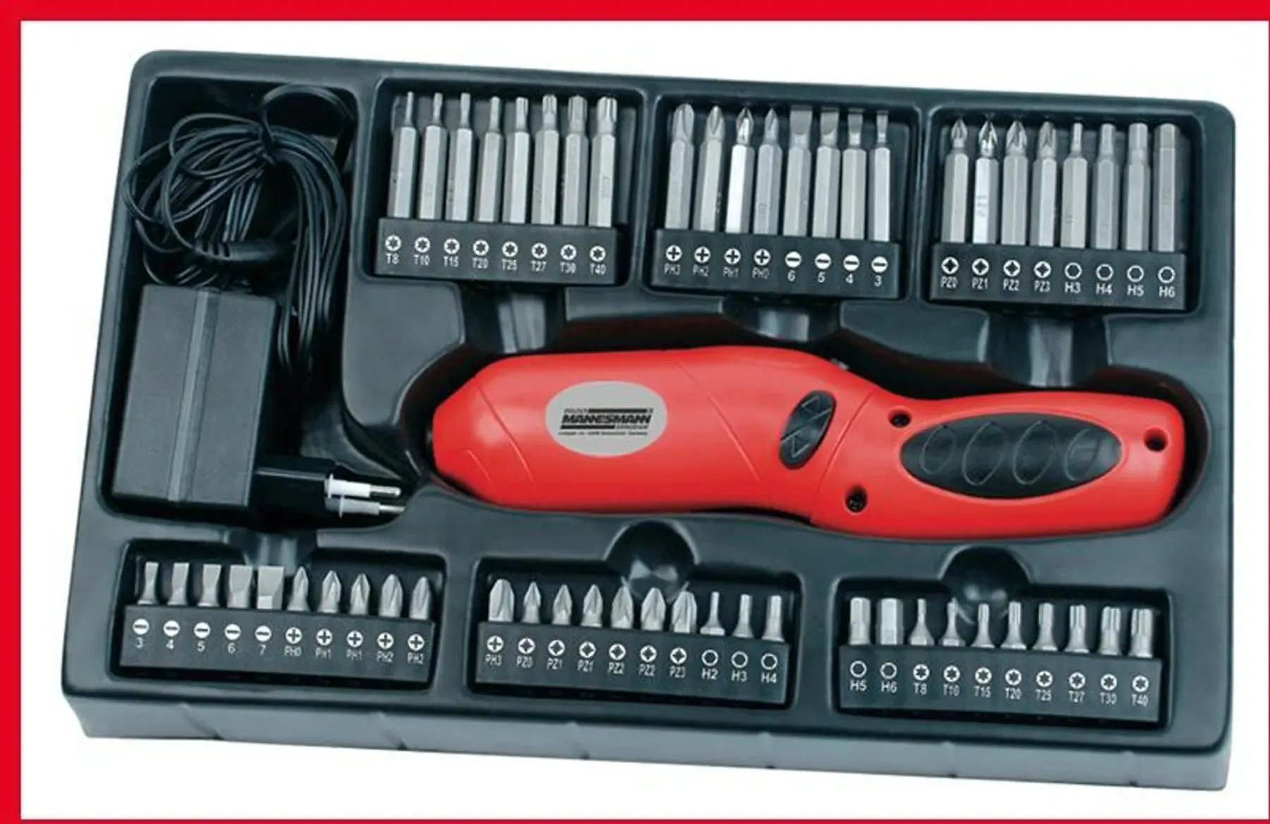 BRÜDER MANNESMANN Werkzeug-Satz 155-tlg in Werkzeugbox