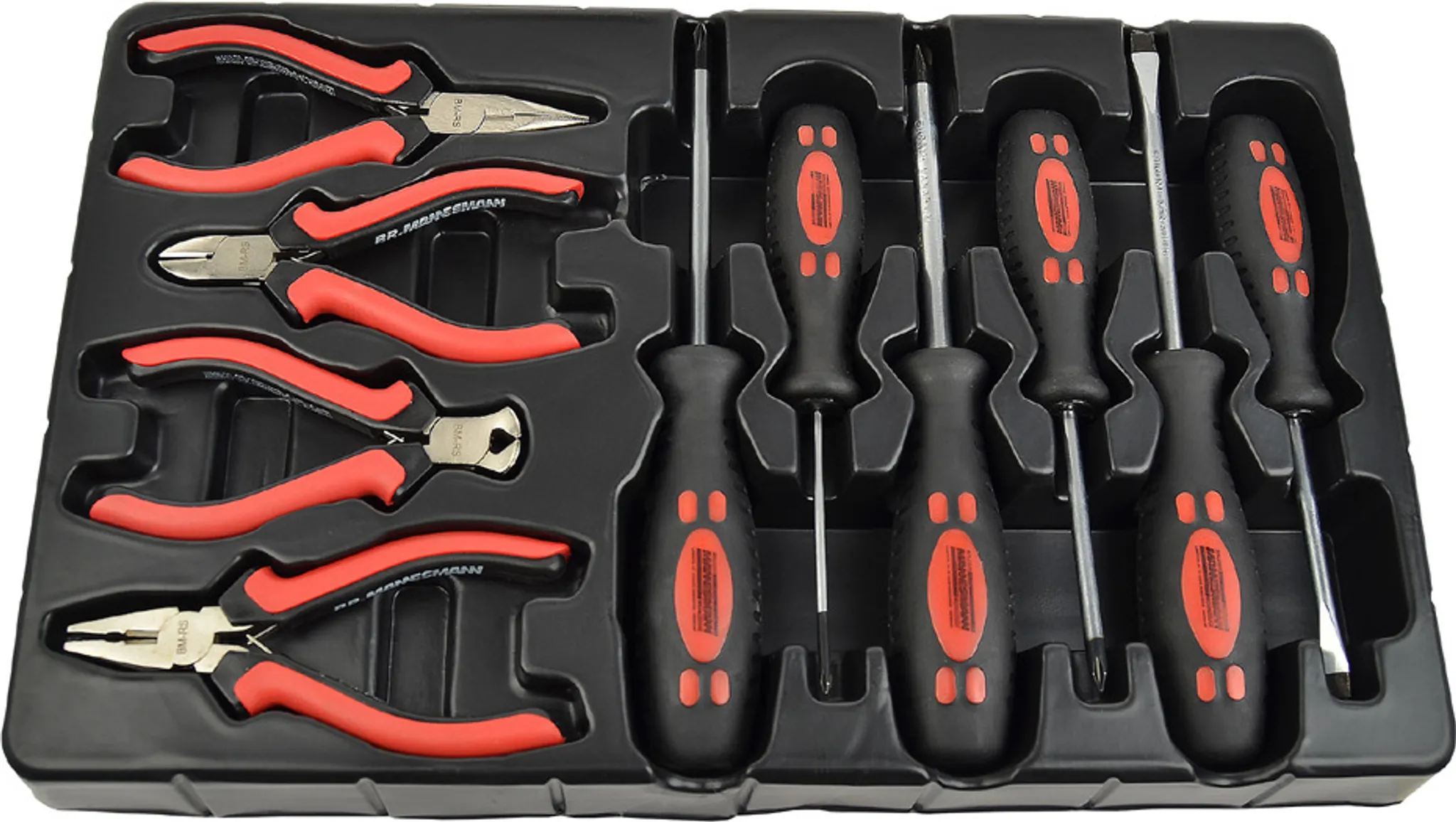 BRÜDER MANNESMANN Werkzeug-Satz 155-tlg in Werkzeugbox