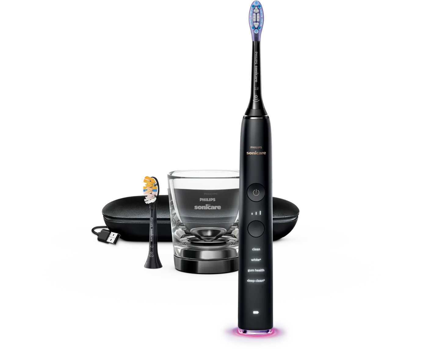 Philips Sonicare DiamondClean Smart 9400 - Elektrische Schallzahnbürste mit App - Schwarz