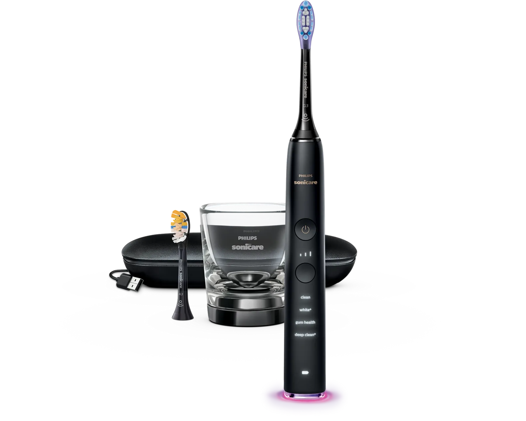 Philips Sonicare DiamondClean Smart 9400 - Elektrische Schallzahnbürste mit App - Schwarz
