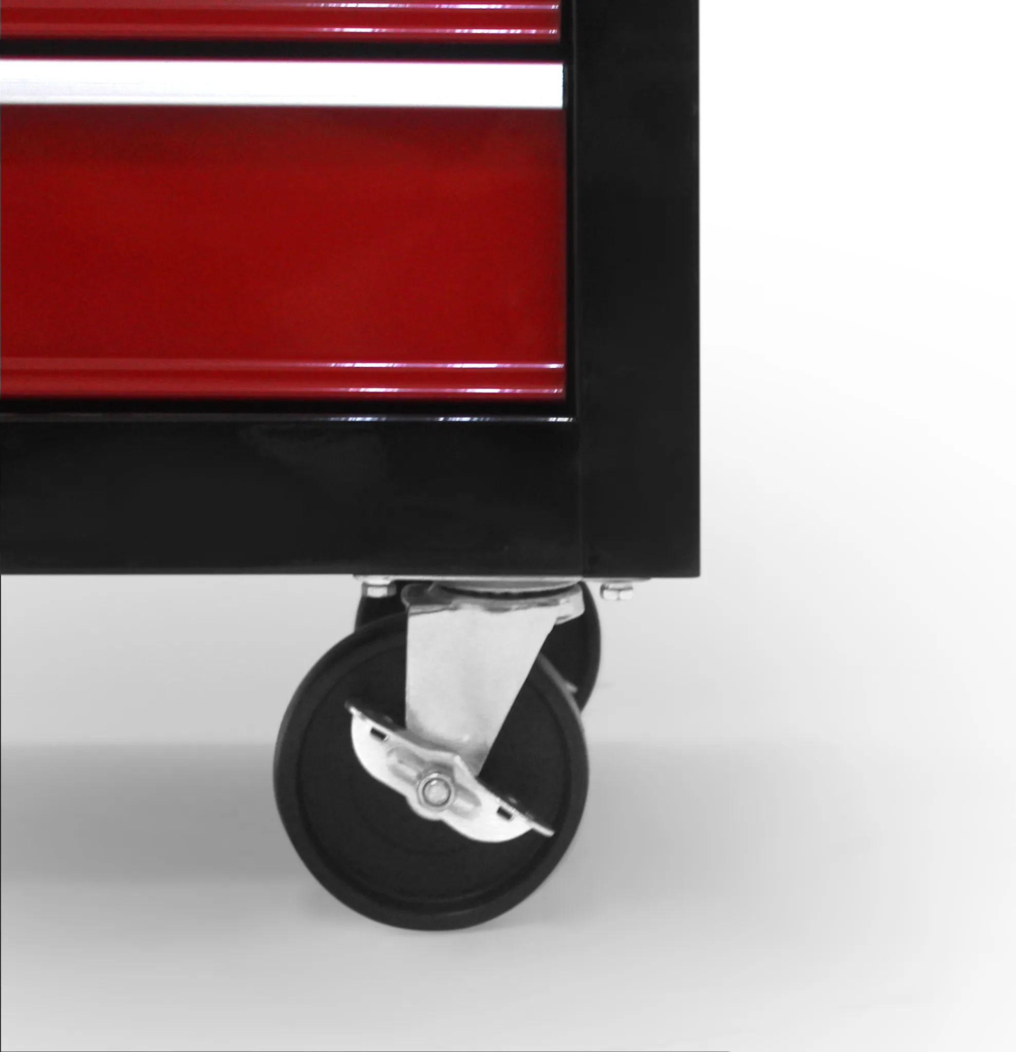 Werkzeugwagen XXL - 7 Schubladen - Rot / Schwarz