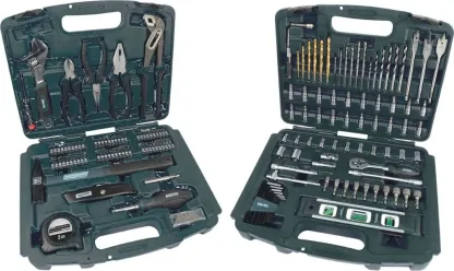 Mannesmann Werkzeugbox mit Schubladen, 163-tlg.