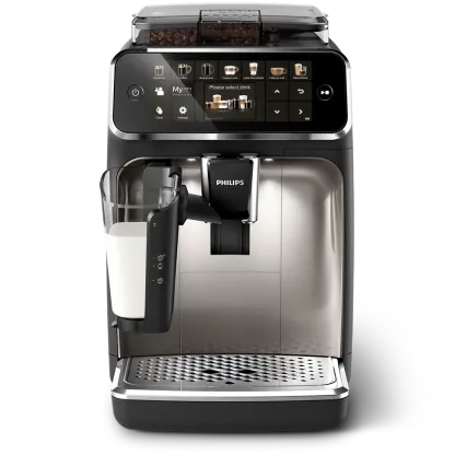 PHILIPS Series 5400 LatteGo Kaffeevollautomat - Schwarz/Chrom