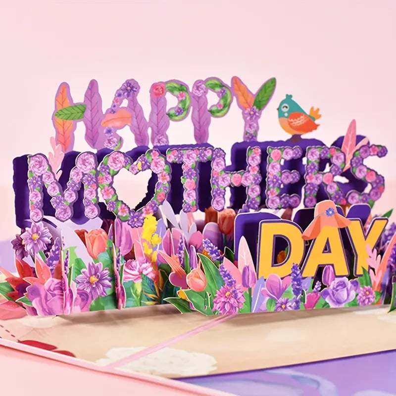 Happy Mother's Day 3D Greeting Card