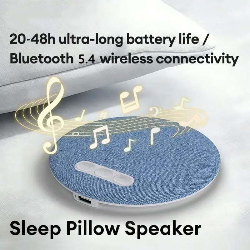 Last Day Sale S1 Ultra-Thin Bluetooth Pillow Speaker - Bone Conduction Technology