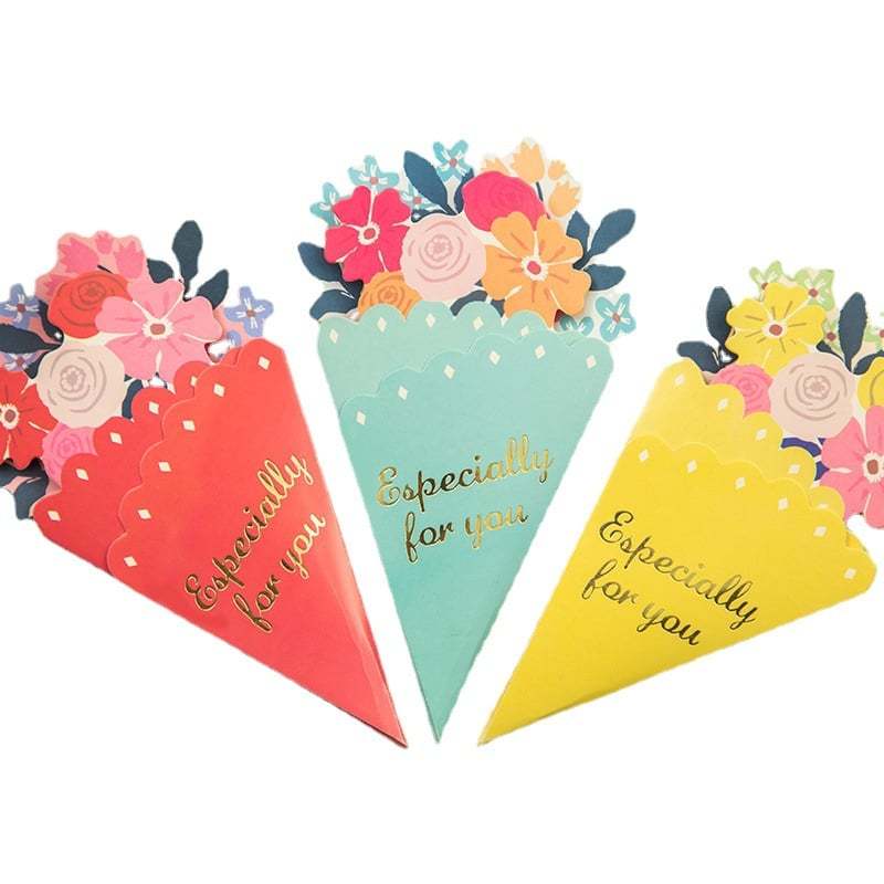 Bouquet Wishes Greeting Card