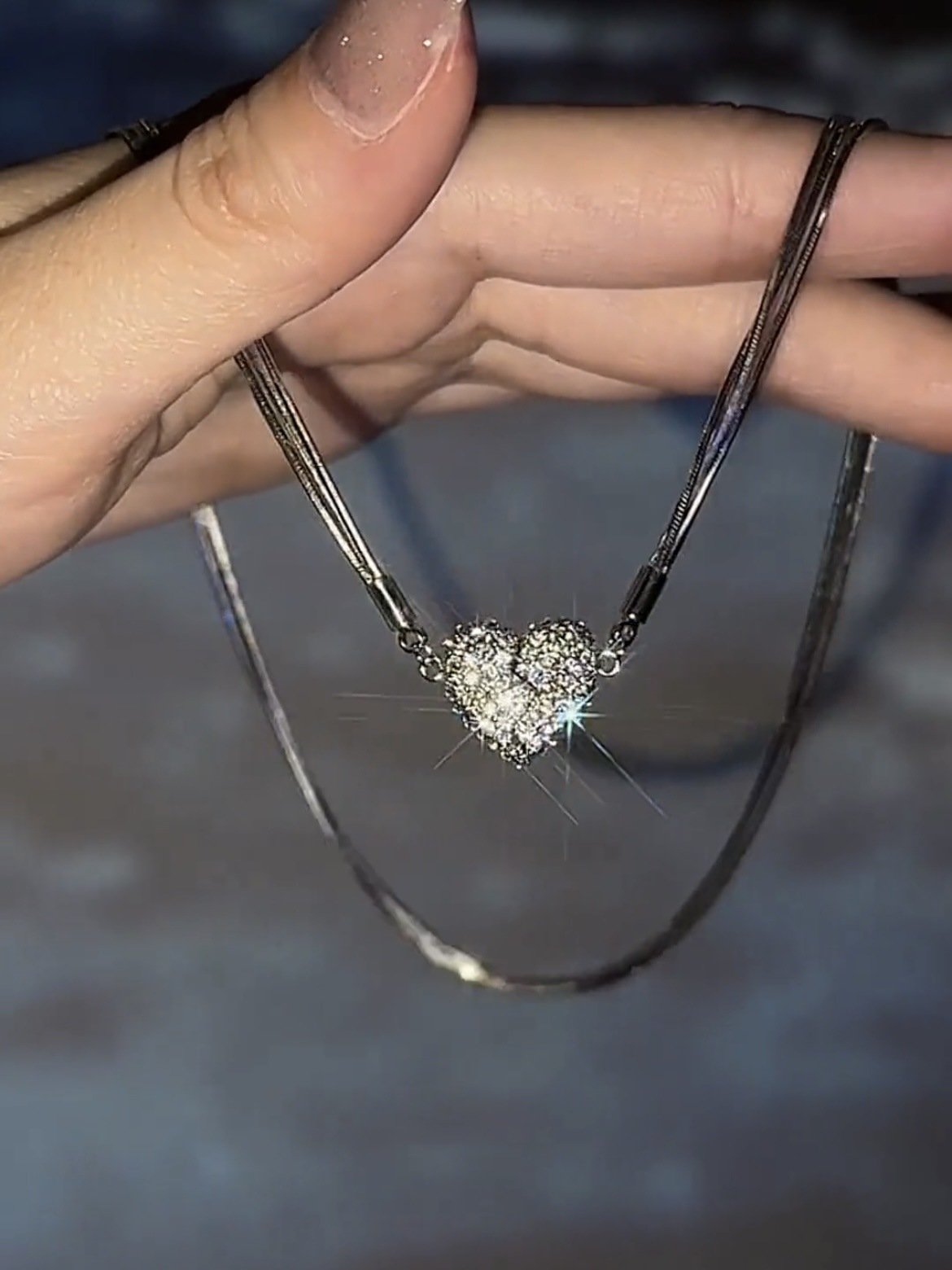 🔥Love heart 🧡magnetic necklace🌟