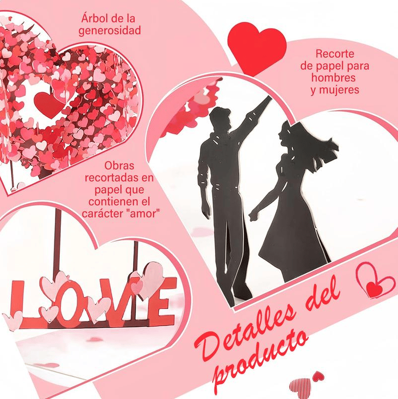 💕The "Eternal Vows" 3D Pop-Up Card | A Romantic Surprise Under the Love Tree ❤️