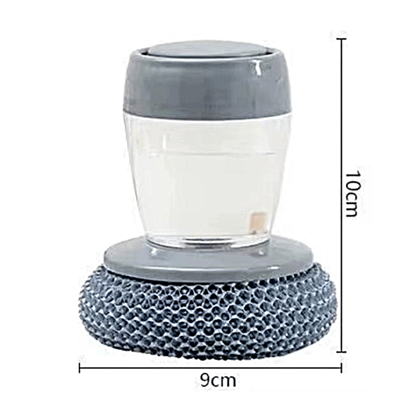 🧽 Comfort Grip Soap Dispensing Kitchen Scrub