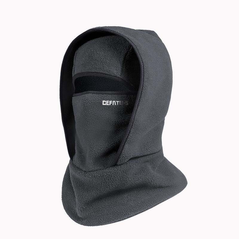 ❄️ Outdoor Winter Warm Hat Neckband Integrated Cycling Mask Sports Ski Head Cover Neck Windproof Cold One-Piece Pullover Hat