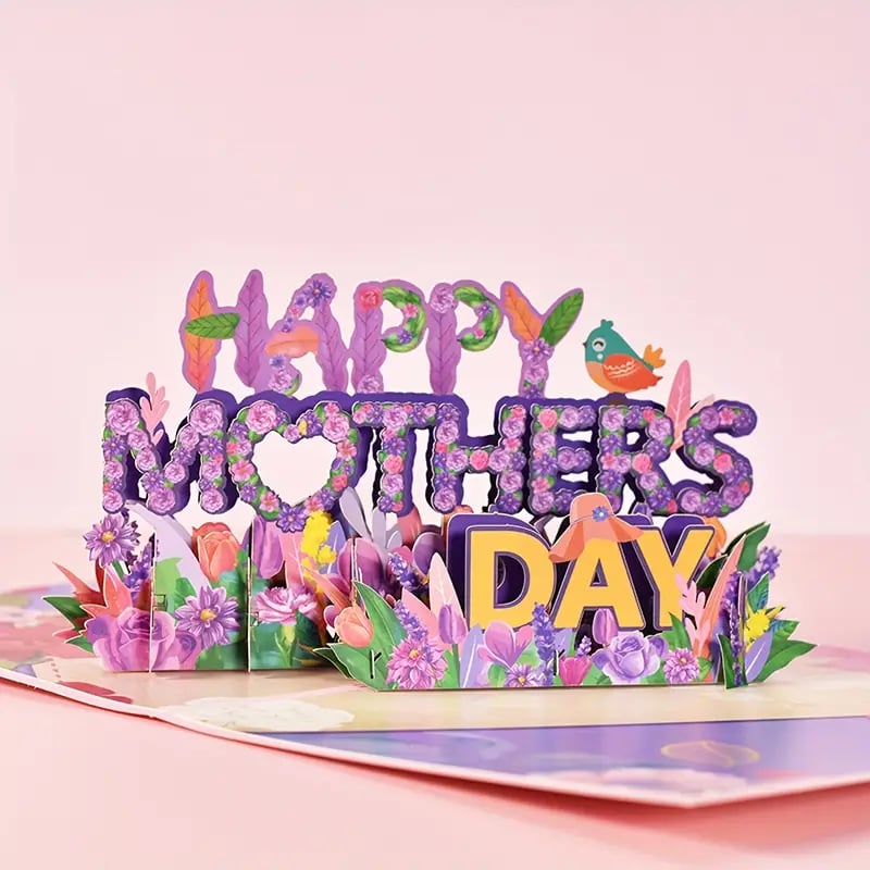 Happy Mother's Day 3D Greeting Card