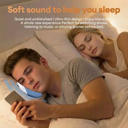 Last Day Sale S1 Ultra-Thin Bluetooth Pillow Speaker - Bone Conduction Technology