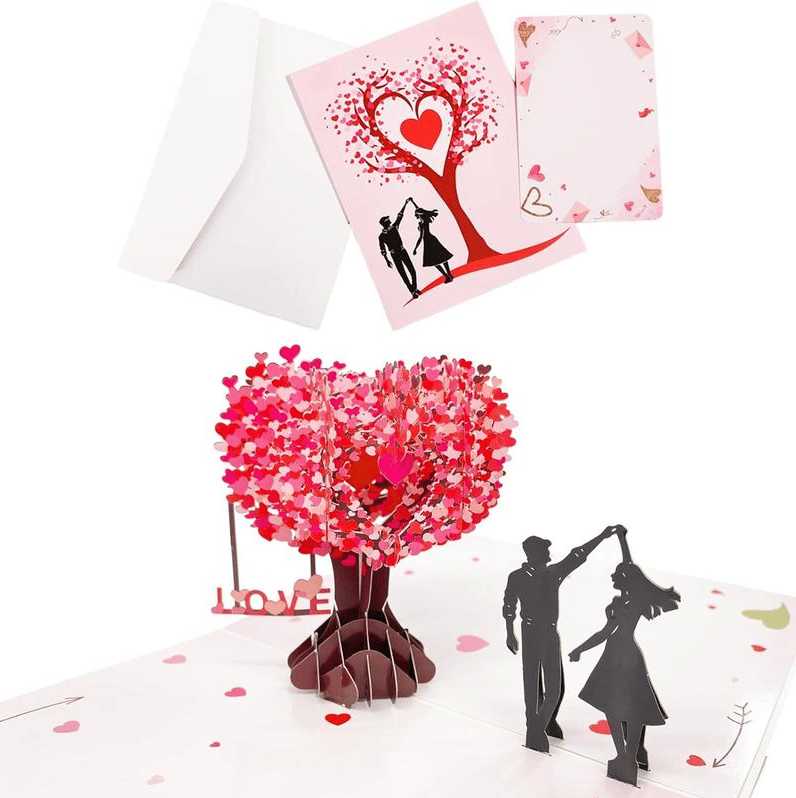 💕The "Eternal Vows" 3D Pop-Up Card | A Romantic Surprise Under the Love Tree ❤️