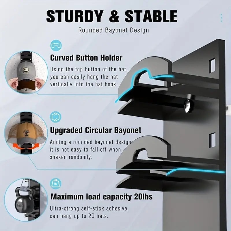 Baseball Cap Storage Rack