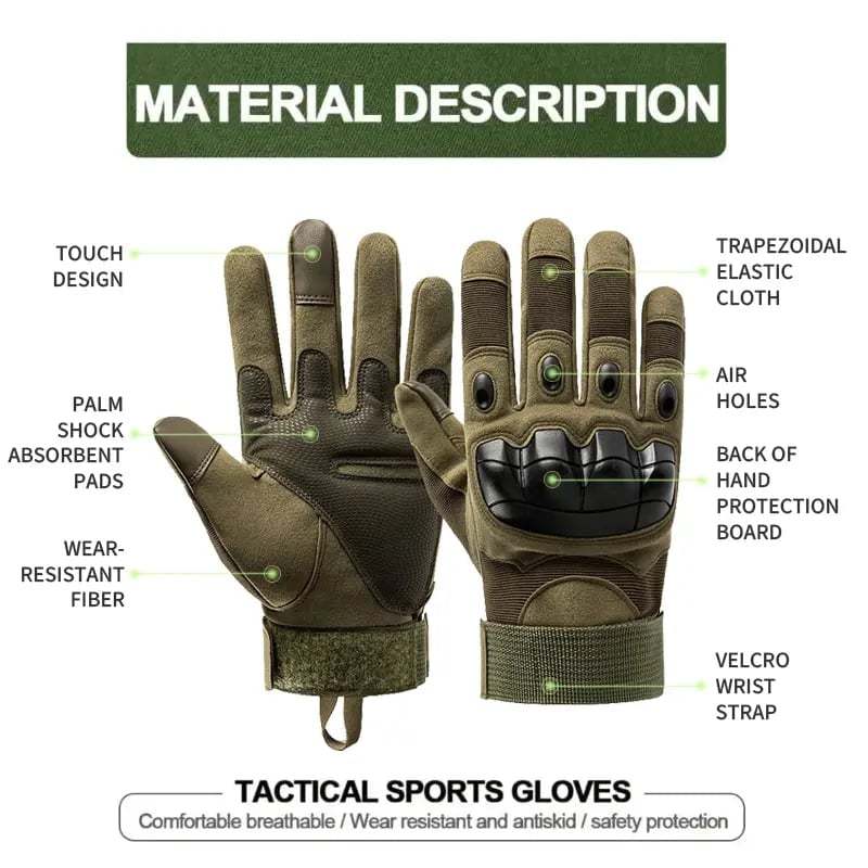 🏆LAST DAY SALE 49% OFF - 🔥Heavy Duty Tactical Gloves🧤Unrivaled Protection & Performance