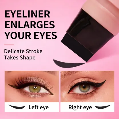 Dual-Head Design Rotating Eyeliner Stamp Pen💞