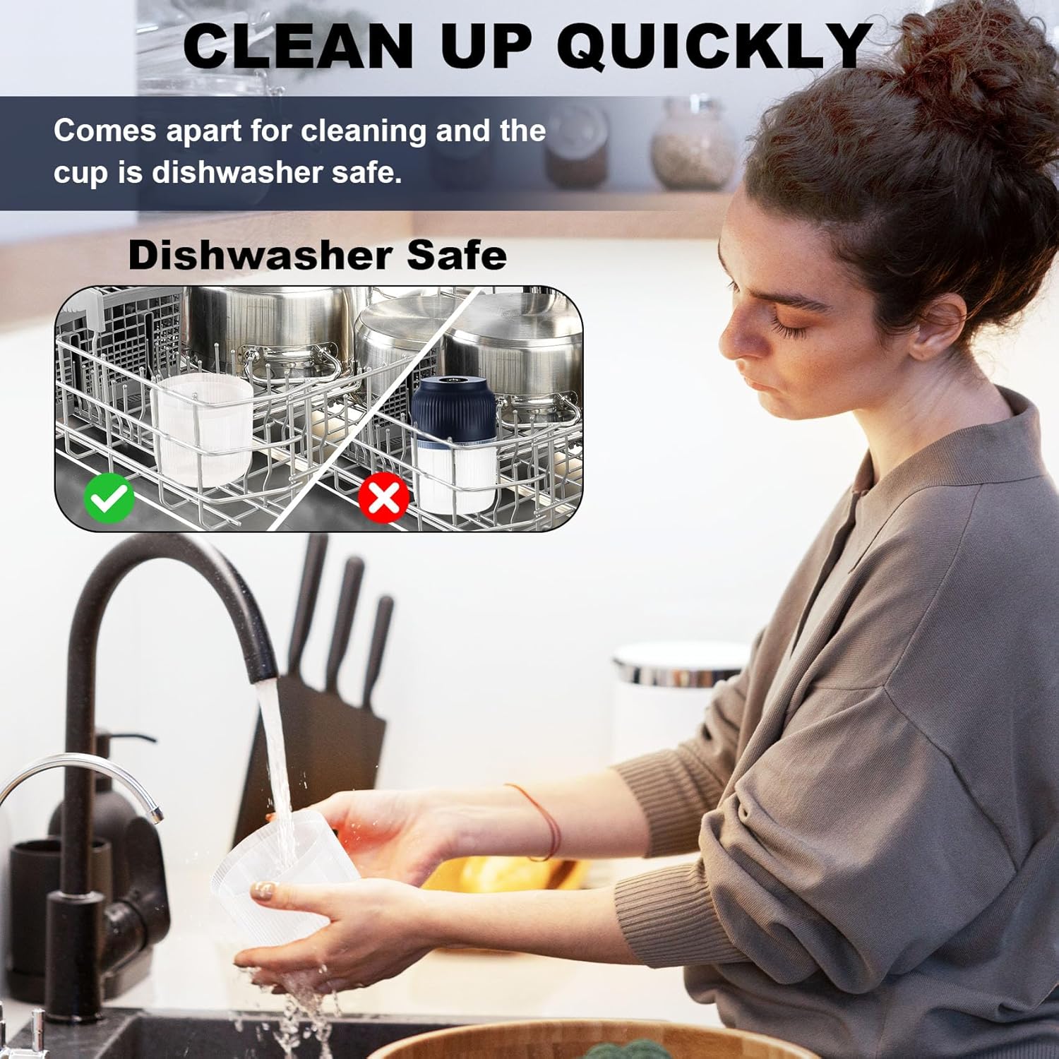 🔥 Electric Garlic Chopper, Mini Portable Veggie Cutter