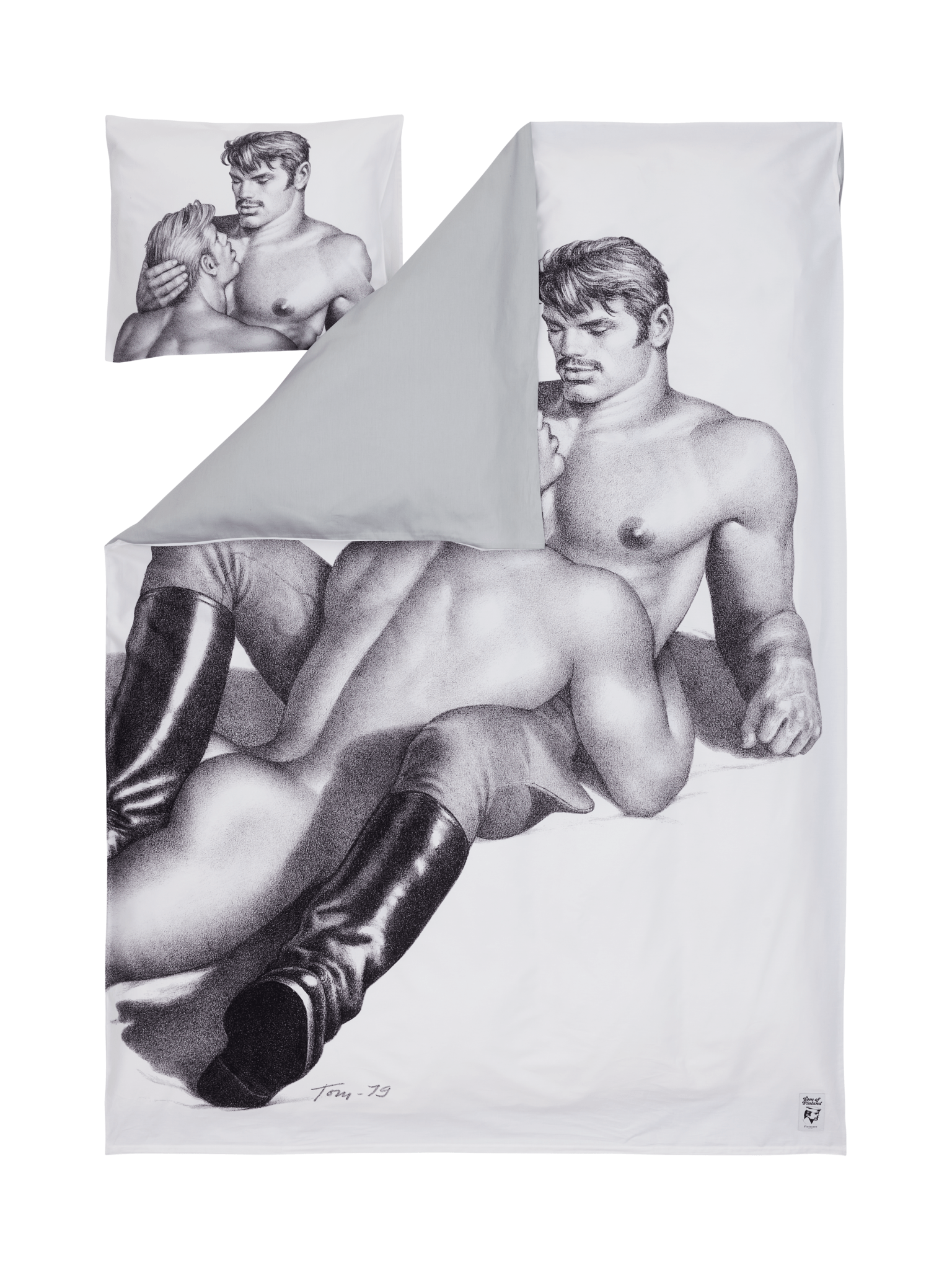 Tom of Finland Together Satiinipussilakanasetti-Finlayson