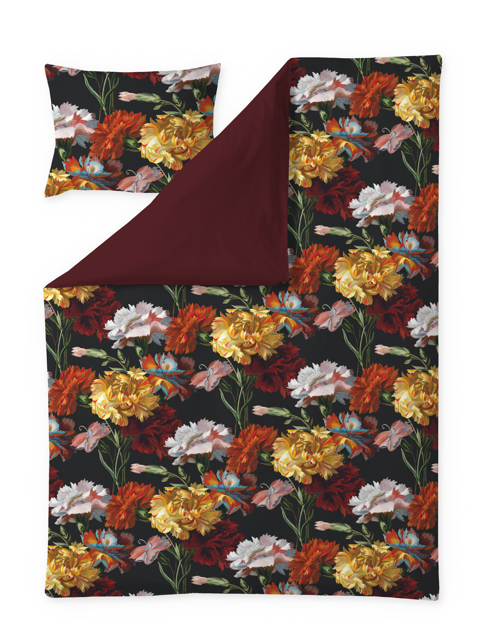 Kukkia Satiinipussilakanasetti-Finlayson