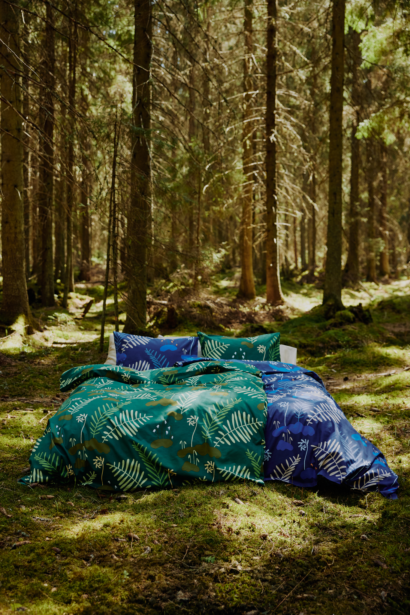 Sammaleinen Pussilakanasetti-Finlayson