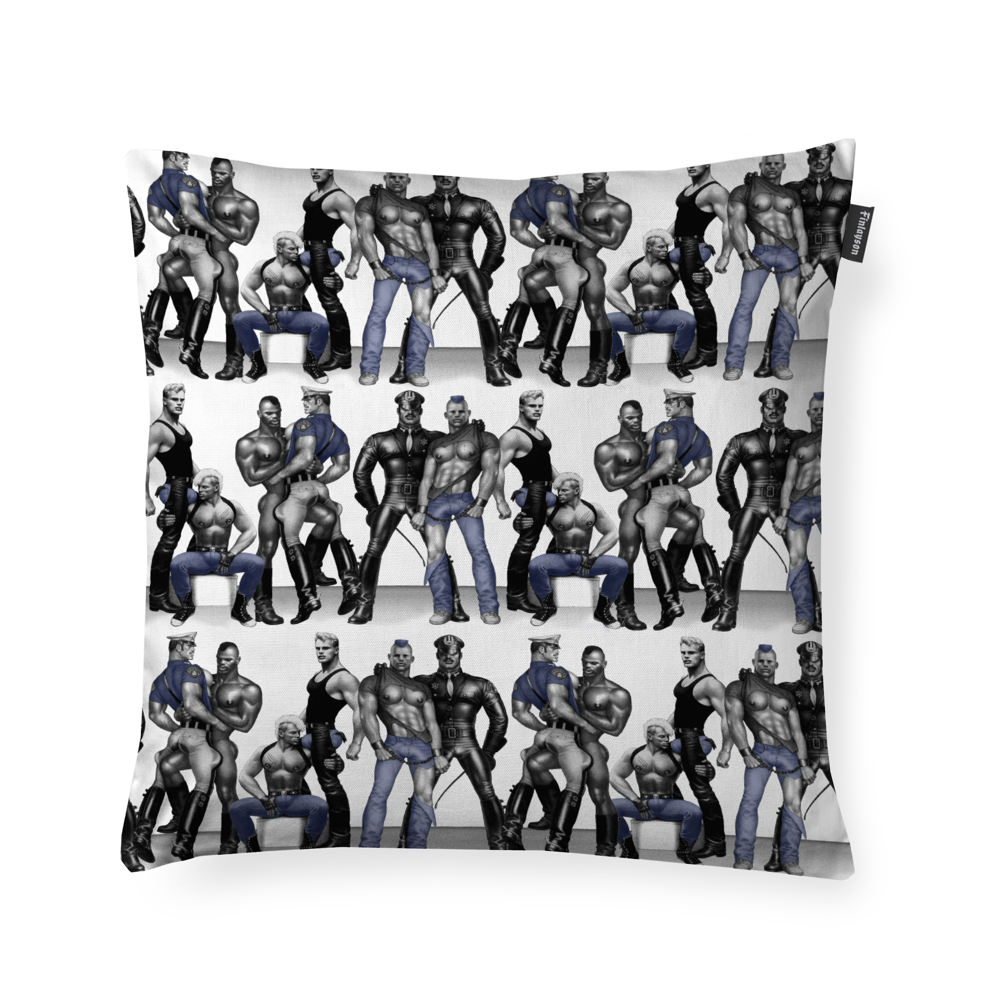 Tom of Finland Blue Squad koristetyynynpäällinen-Finlayson