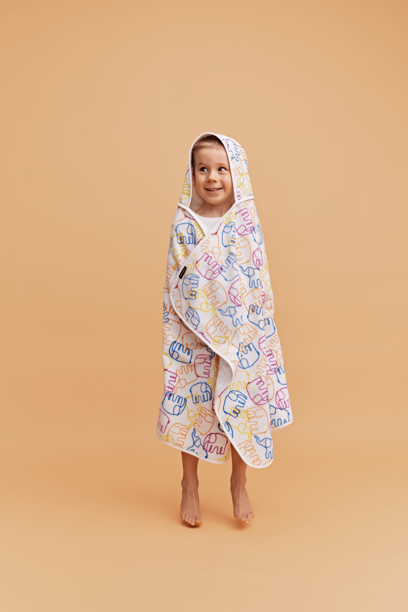 Elefantti villi Lasten huppupyyhe-Finlayson