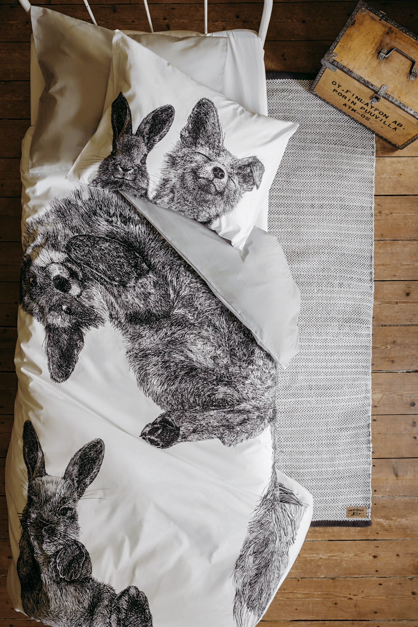 Villipedot pussilakanasetti-Finlayson