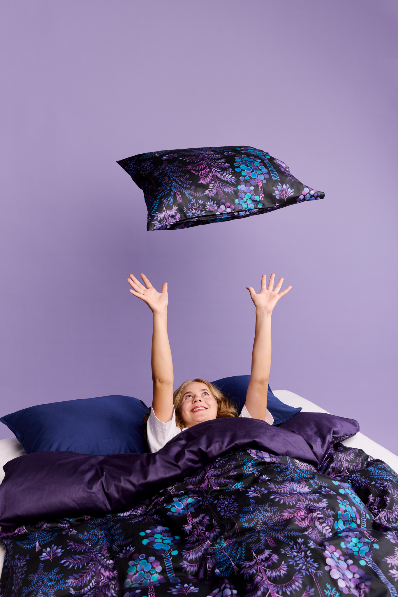 Sadussa satiinipussilakanasetti-Finlayson