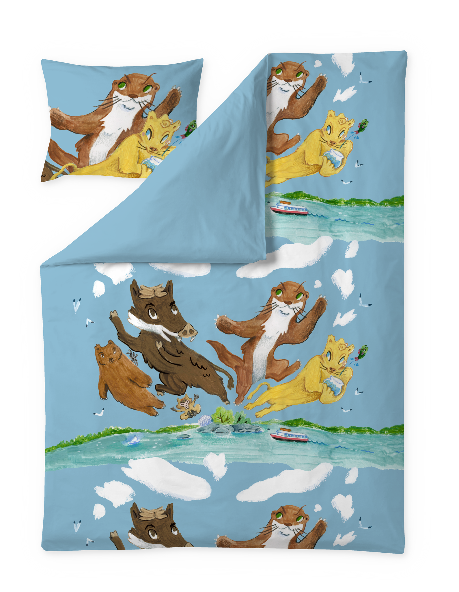 Sankarit pussilakanasetti-Finlayson