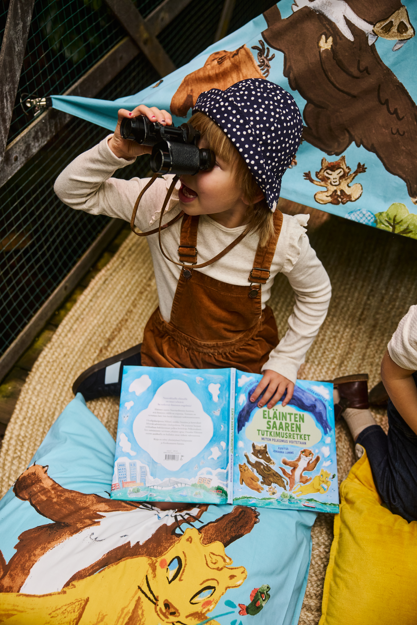 Eläinten saaren tutkimusretket - Miten pelkomus voitetaan -kirja-Finlayson