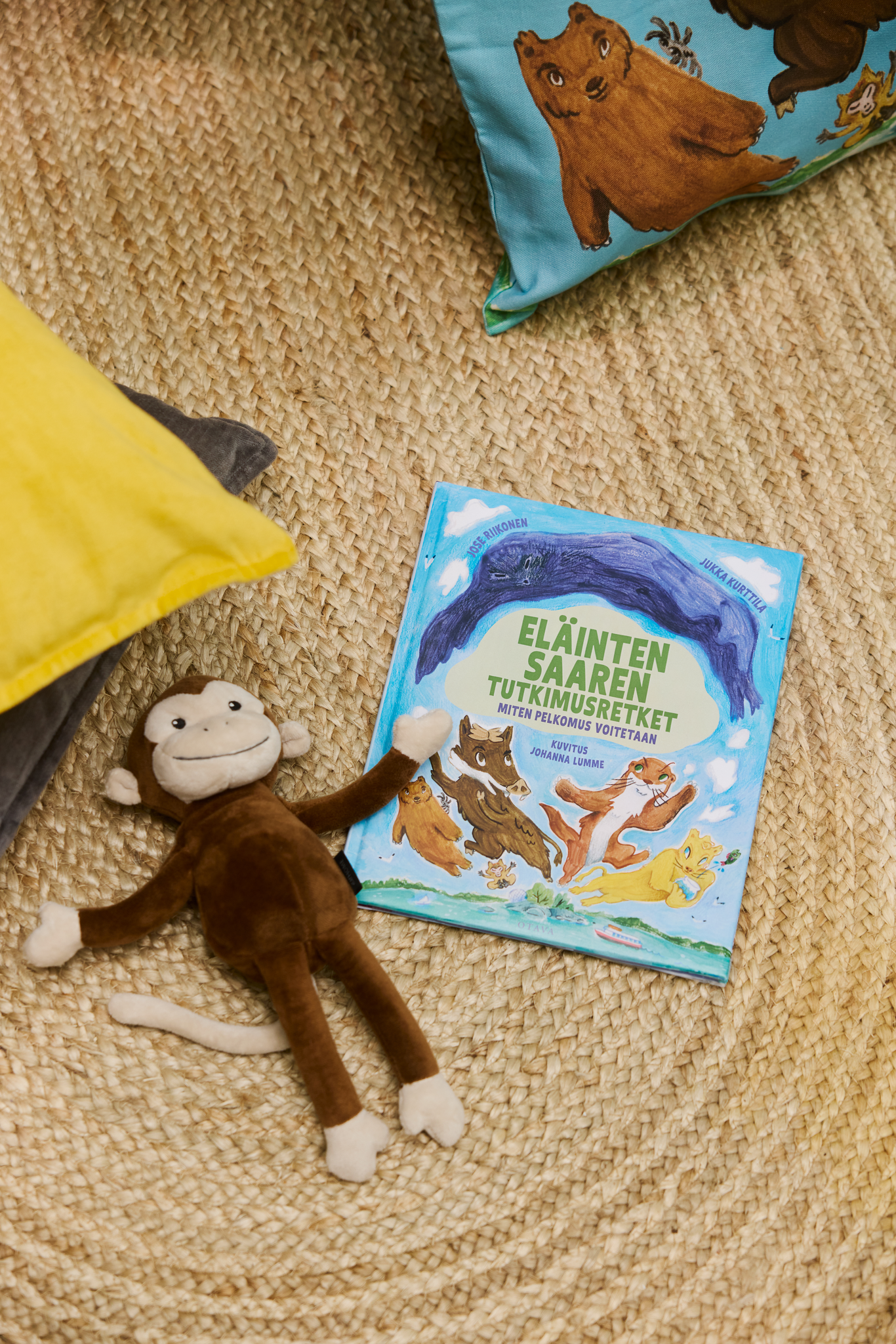 Eläinten saaren tutkimusretket - Miten pelkomus voitetaan -kirja-Finlayson