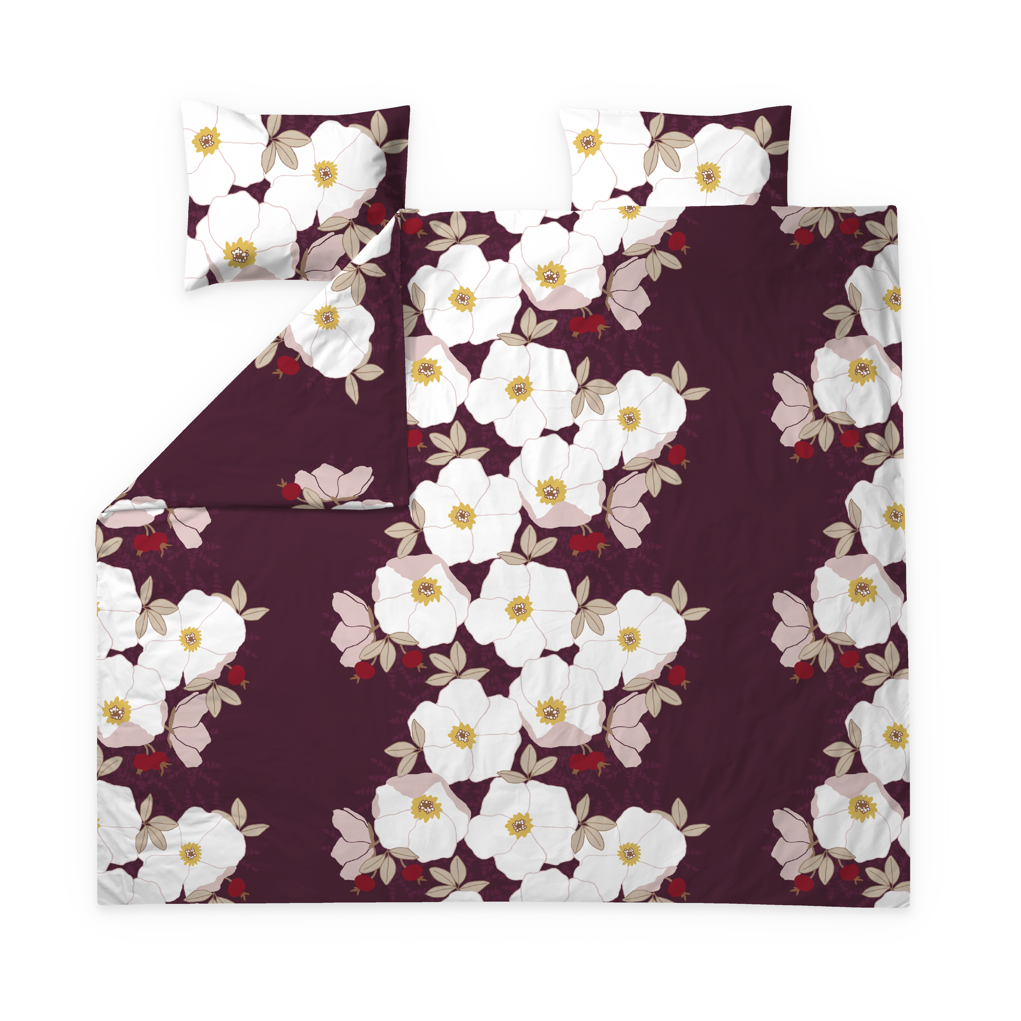 Rosa satiinipussilakanasetti-Finlayson