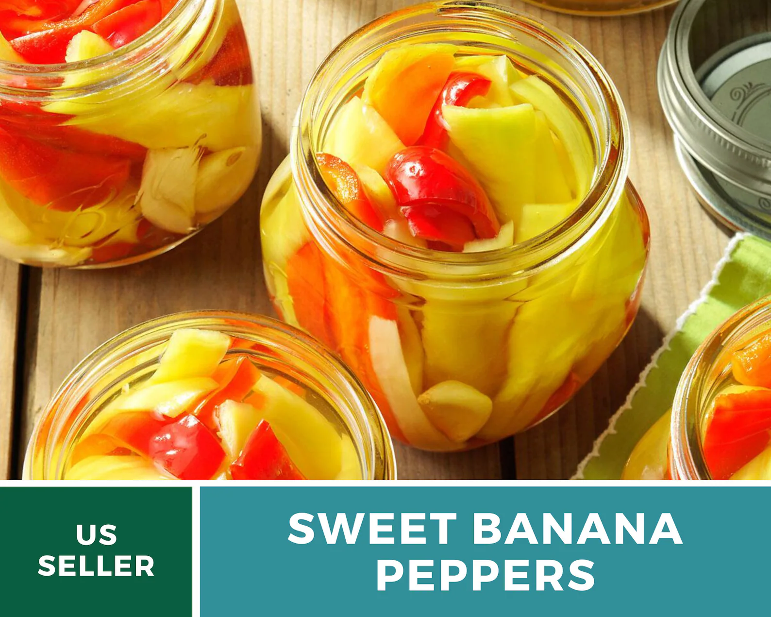  Sweet Banana Pepper Seeds – Heirloom, Award Winning Mild Variety, Non-GMO (25 Seeds) 