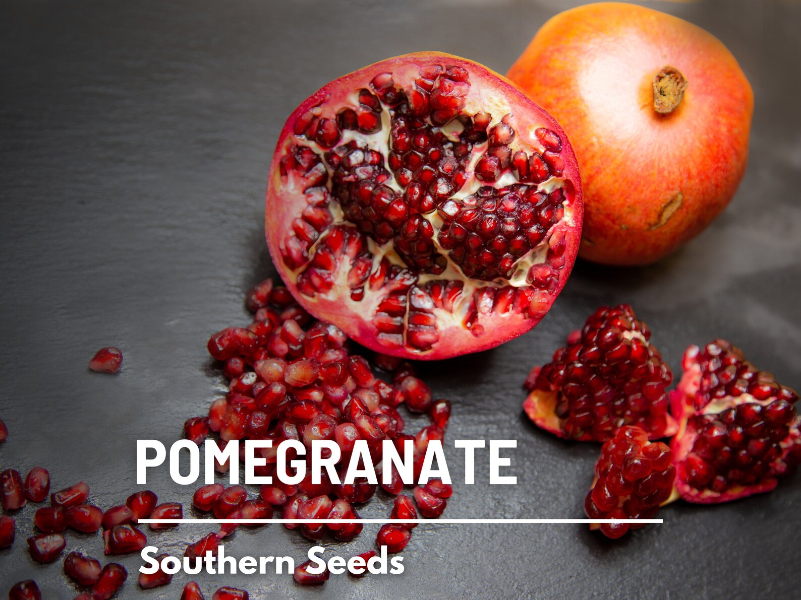  Pomegranate Seeds – Heirloom, Open Pollinated, Non-GMO Fruit, Superfood, Punica granatum, Sweet and Tart | 20 Seeds 