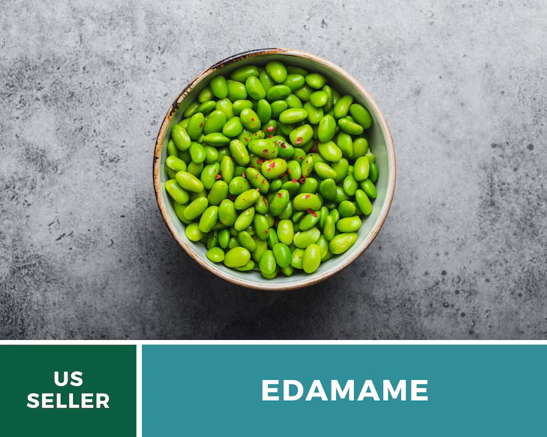 Be Sweet Edamame (Soybean) Seeds – Heirloom, Open Pollinated, Non-GMO (20 Seeds) 