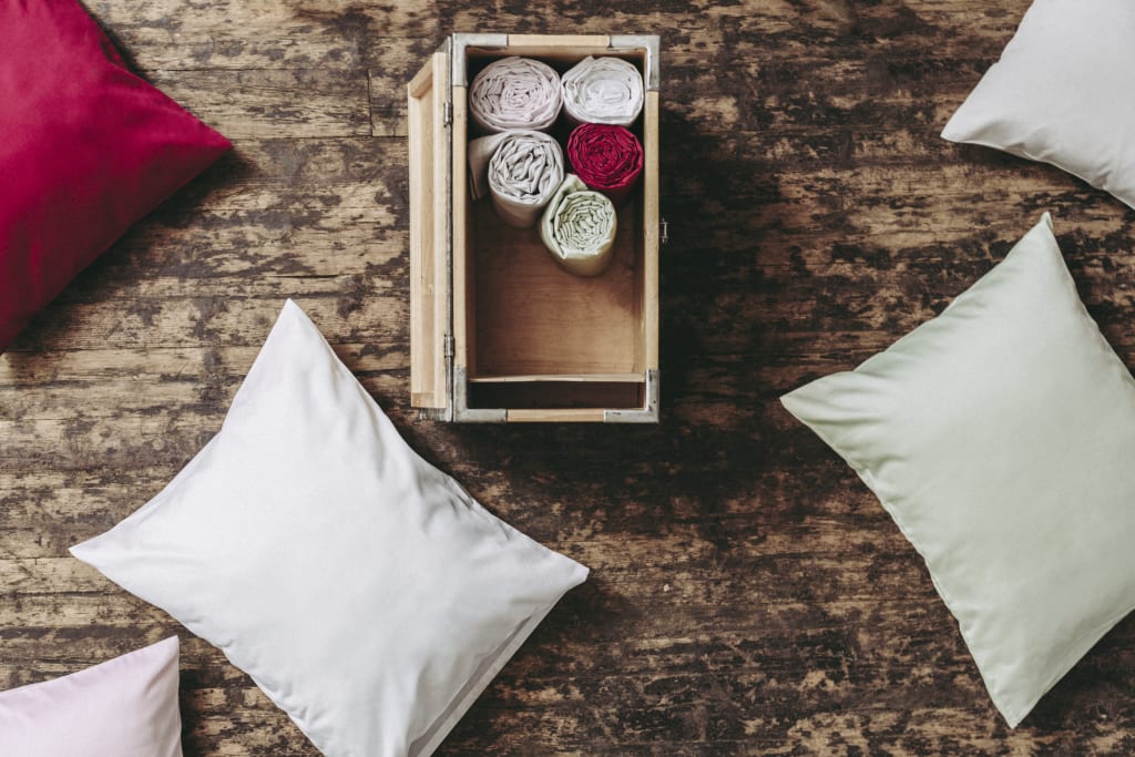 Yksivärinen satiinityynyliina-Finlayson