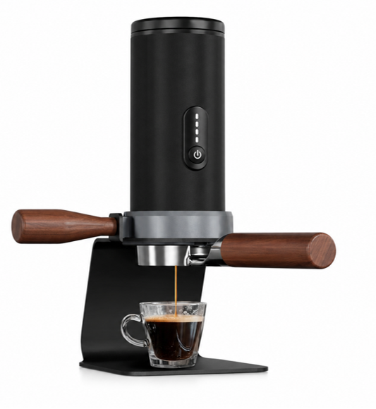 STARSEEKER S58 Pro Portable Espresso Machine, Professional 18-20g Pressure System, USB-C Rechargeable Travel Coffee Maker for Camping, Hiking, RV & Office Use, Includes Folding Stand & Carry Bag