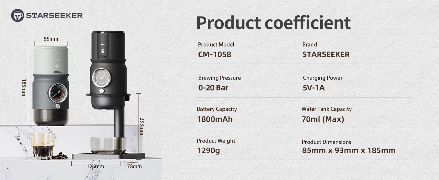 STARSEEKER Super58 Review: A Portable Espresso Machine for Travel