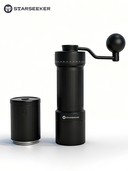  STARSEEKER 2-in-1 Black 40mm Burr Coffee Grinder -STARSEEKER