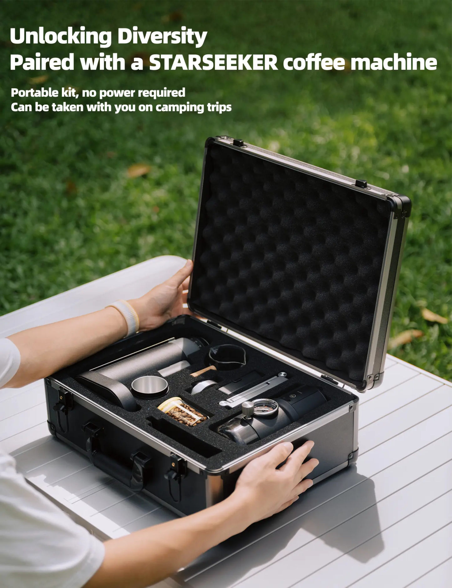 STARSEEKER Go50 Electric Portable Coffee Grinder-STARSEEKER