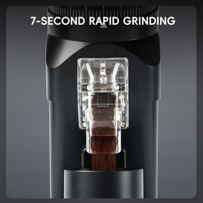 STARSEEKER E64 Electric Coffee Grinder 64MM Espresso Titanium Flat burr Stepless Fineness Adjustment Home Bean Grinder Black