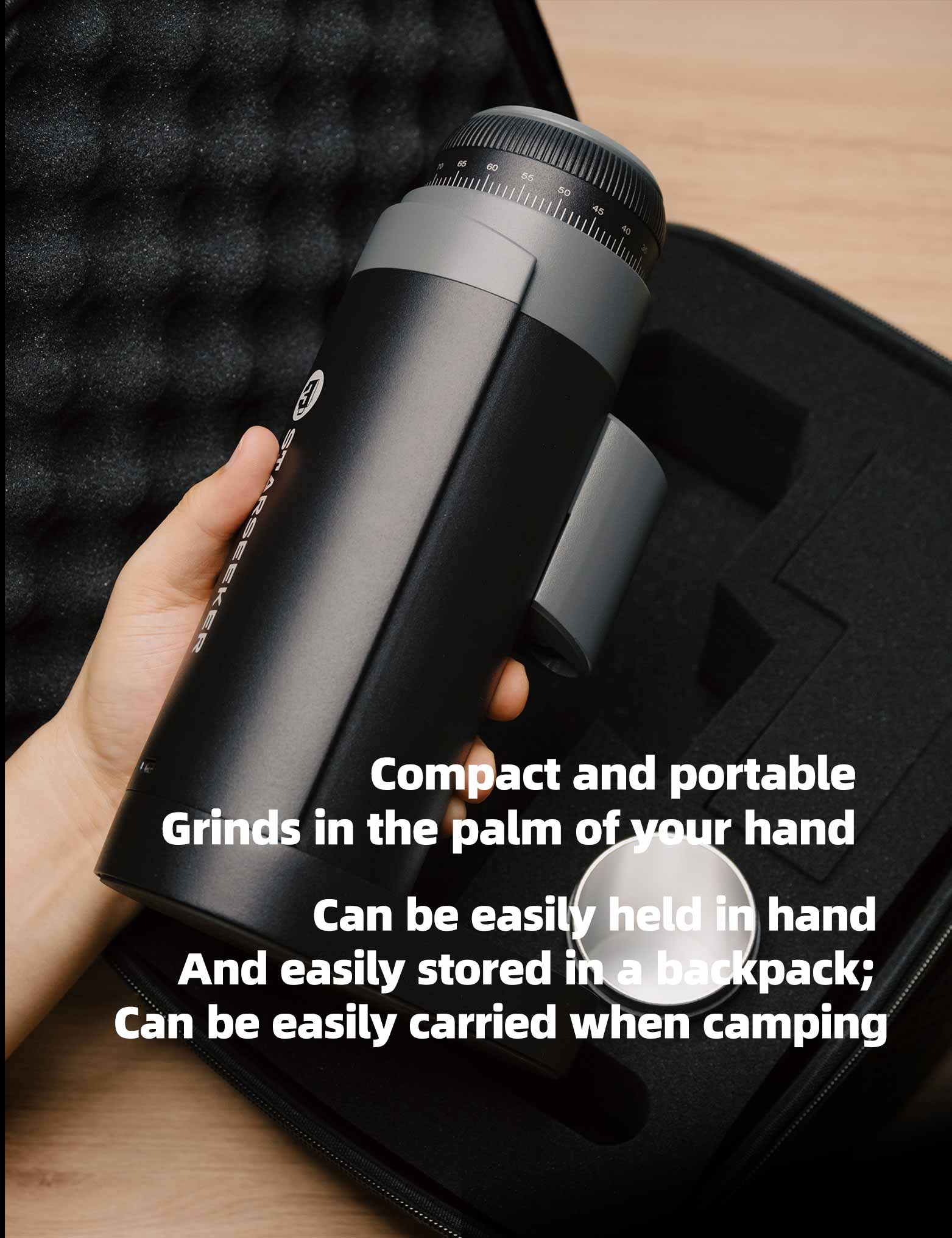 STARSEEKER Go50 Electric Portable Coffee Grinder-STARSEEKER