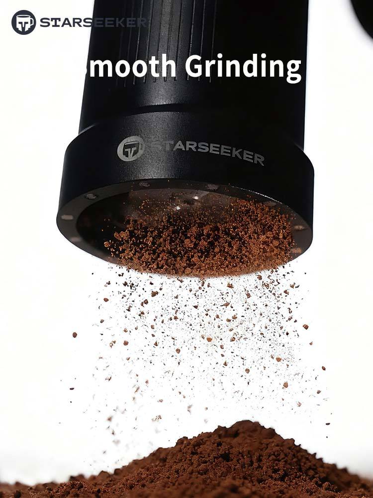  STARSEEKER 2-in-1 Black 40mm Burr Coffee Grinder -STARSEEKER