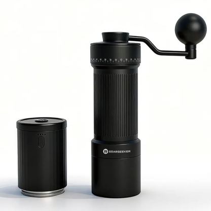  STARSEEKER 2-in-1 Black 40mm Burr Coffee Grinder -STARSEEKER