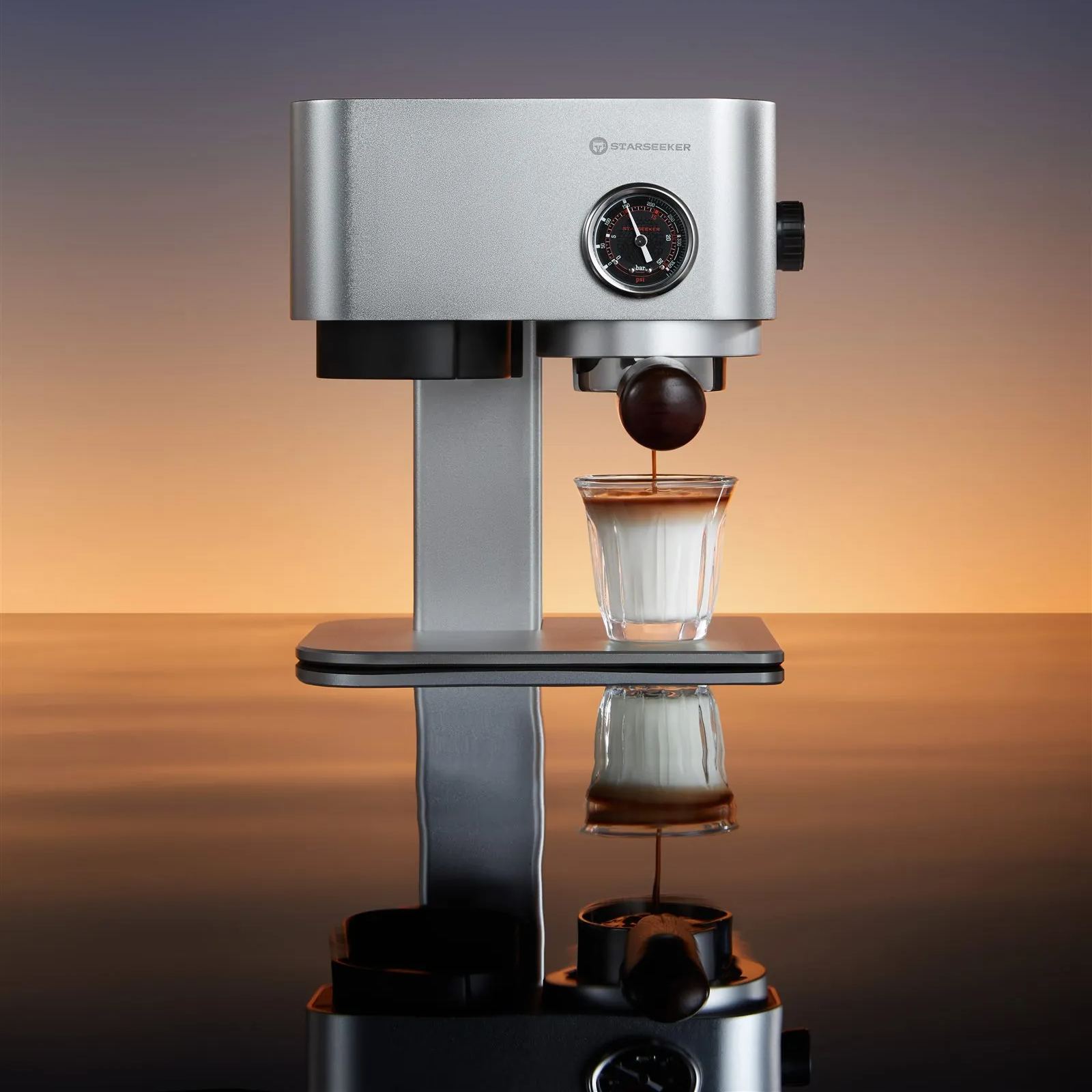Omni58X Smart Espresso Maker - 58mm Pro Portafilter, Precision Temperature Control Coffee Machine