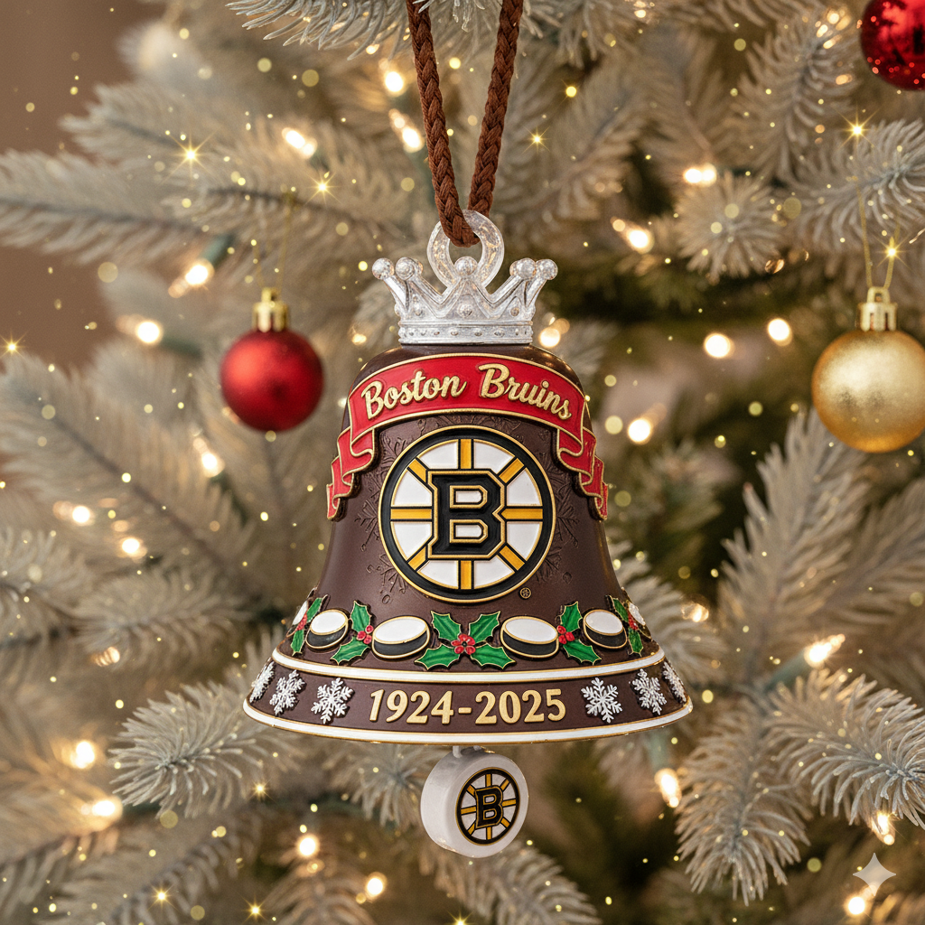 🏒Boston Bruins 101st Anniversary Christmas Bell Ornament