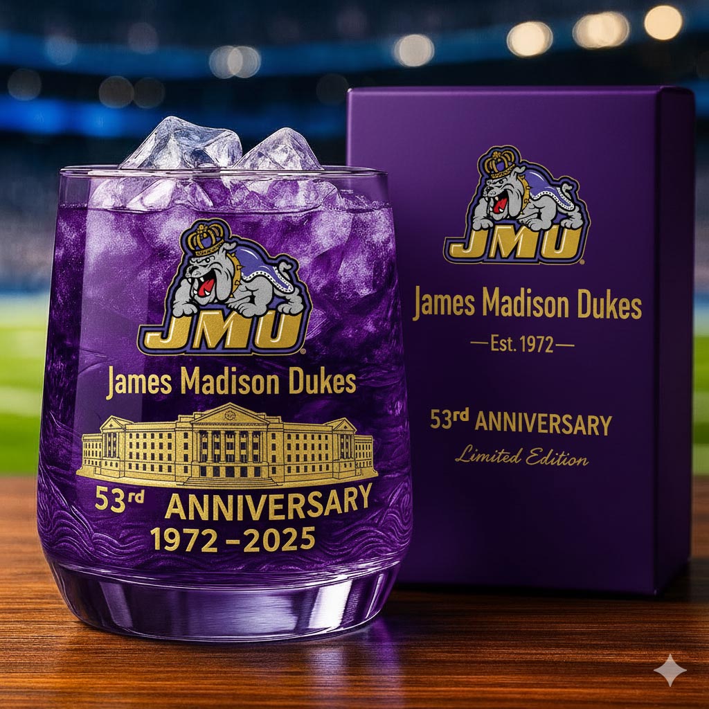 James Madison Duke 53rd Anniversary Whiskey Glass