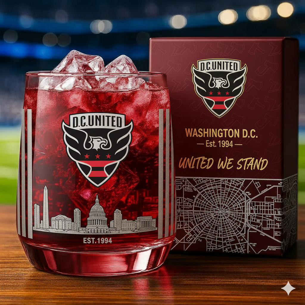 D.C. United Whiskey Glass