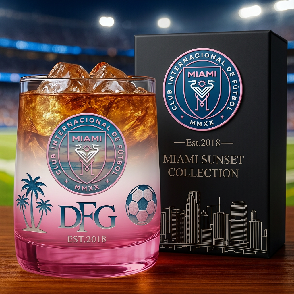 Inter Miami CF Whiskey Glass